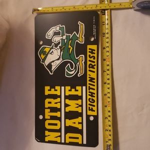 Notre Dame Fighting Irish Vanity Novelty License Plate Tag